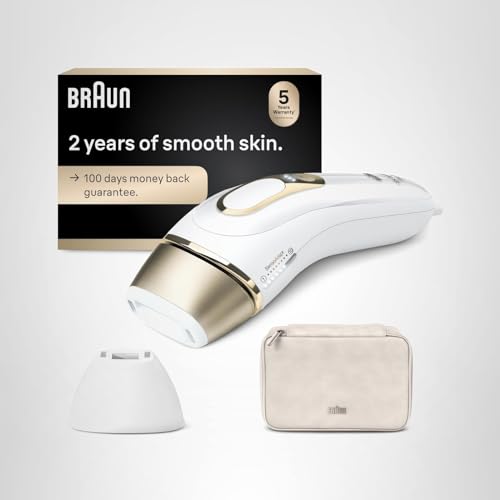 Braun Silk Expert Pro 5 IPL Hair Removal Device 2 Heads with Pouch IPL5137