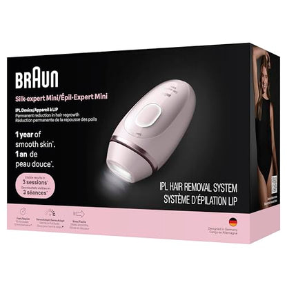 Braun Silk Expert Mini IPL Hair Removal Device At Home Permanent Hair Reduction IPL1111