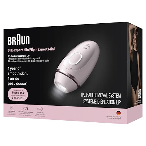 Braun Silk Expert Mini IPL Hair Removal Device At Home Permanent Hair Reduction IPL1111