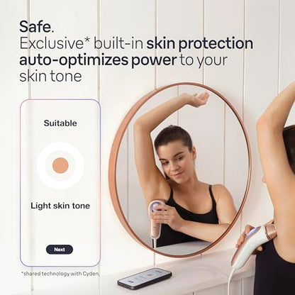 Braun Smart IPL Pro 7 Hair Removal Device with App 4 Heads Permanent IPL IPL7387