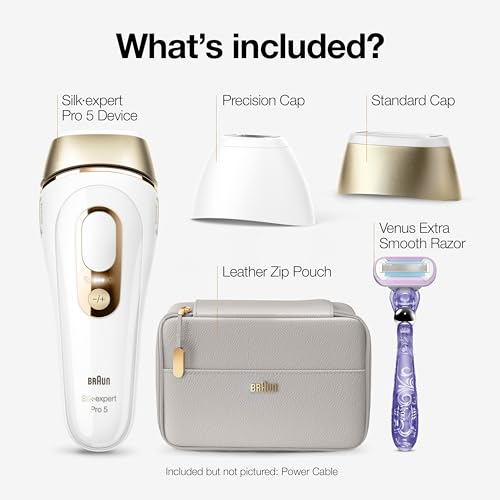 Braun Silk Expert Pro 5 IPL Hair Removal Device 2 Heads Venus Razor IPL5157