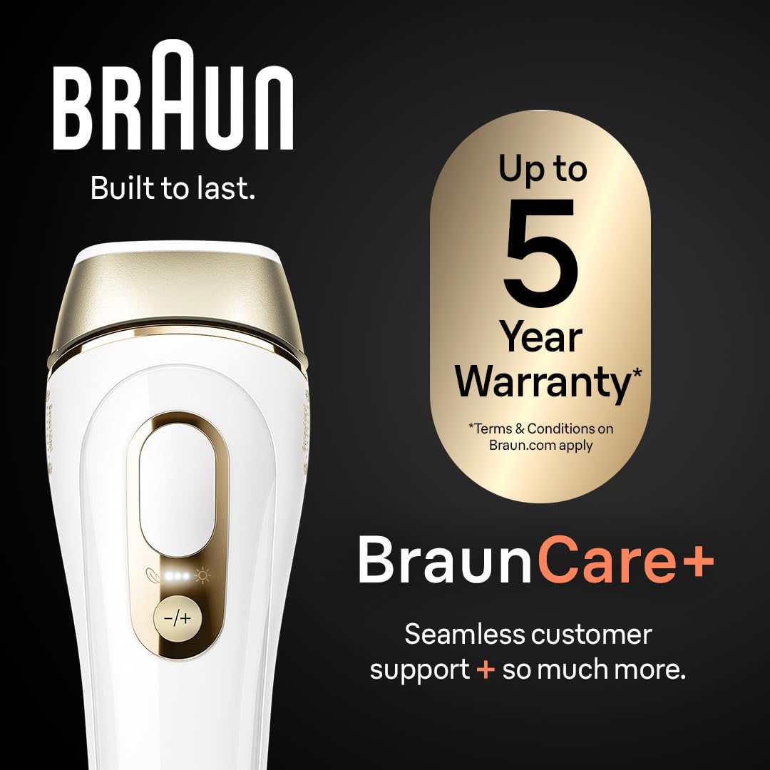 Braun Silk Expert Pro 5 IPL Hair Removal Device 2 Heads with Pouch IPL5137