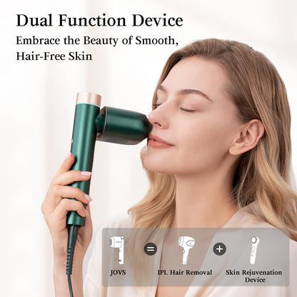 JOVS IPL Hair Removal Device Ice Cooling Painless Laser Hair Removal 6 Modes