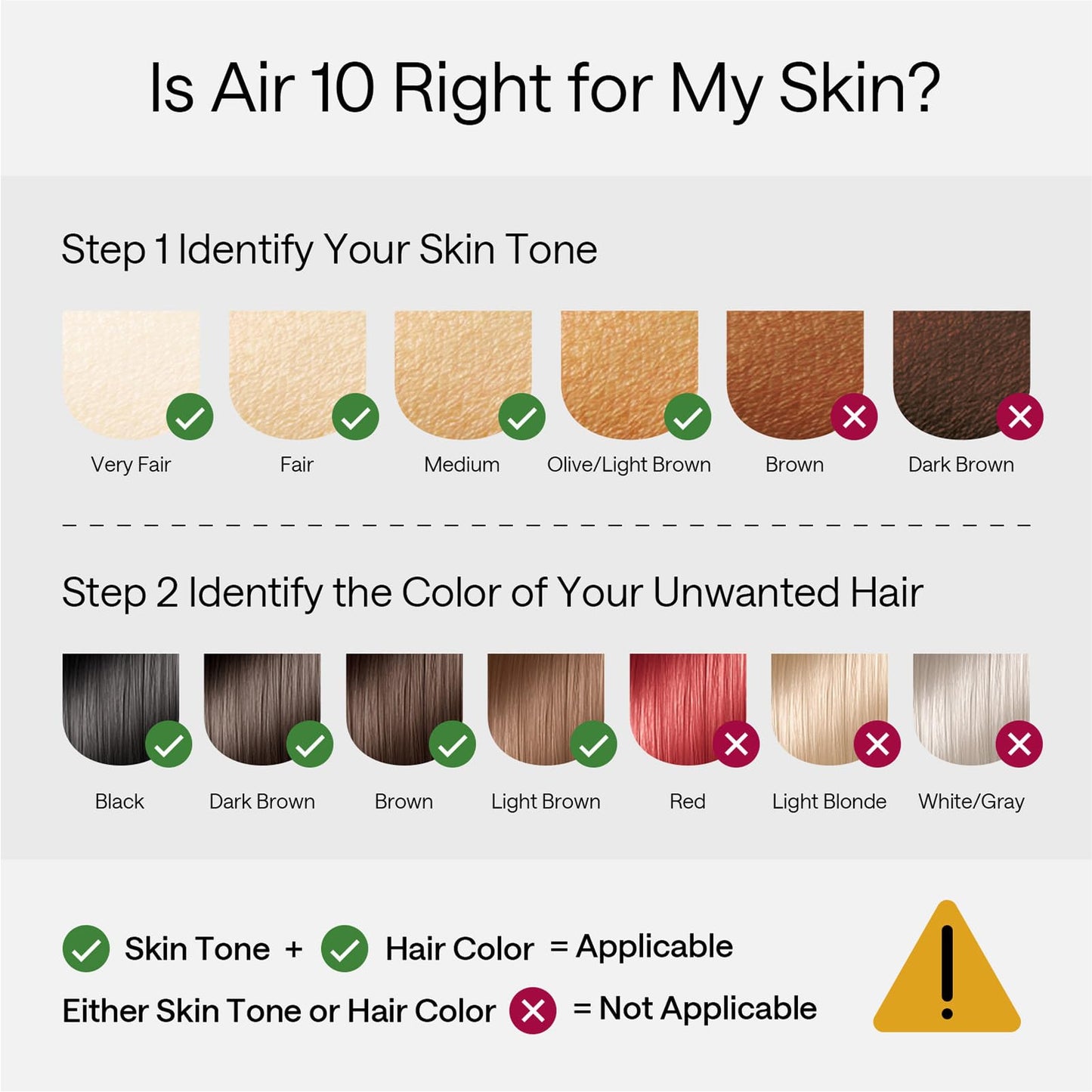 Ulike Air 10 IPL Hair Removal Device Dual Lights USHR Mode Painless Hair Removal