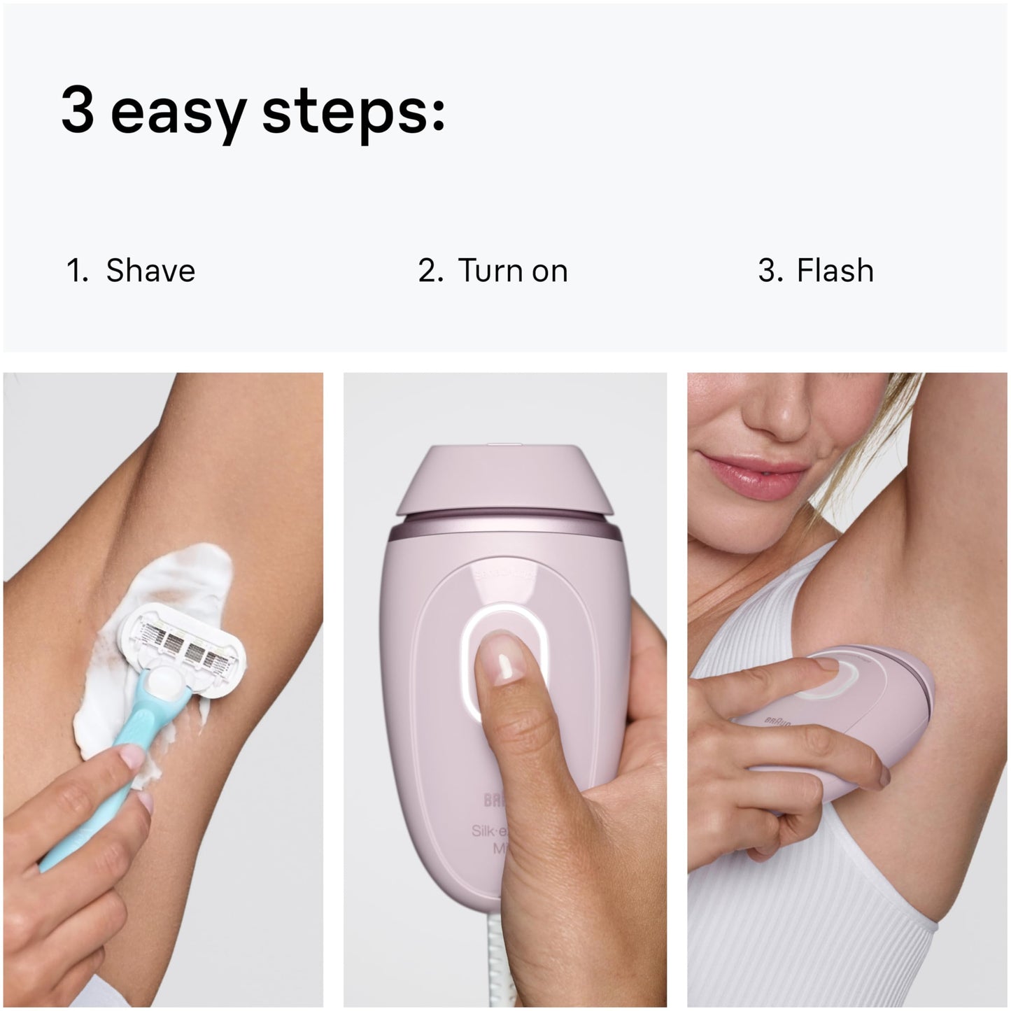 Braun Silk Expert Mini IPL Hair Removal Device At Home Permanent Hair Reduction IPL1111