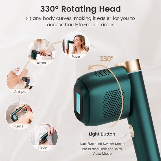 JOVS IPL Hair Removal Device Ice Cooling Painless Laser Hair Removal 6 Modes