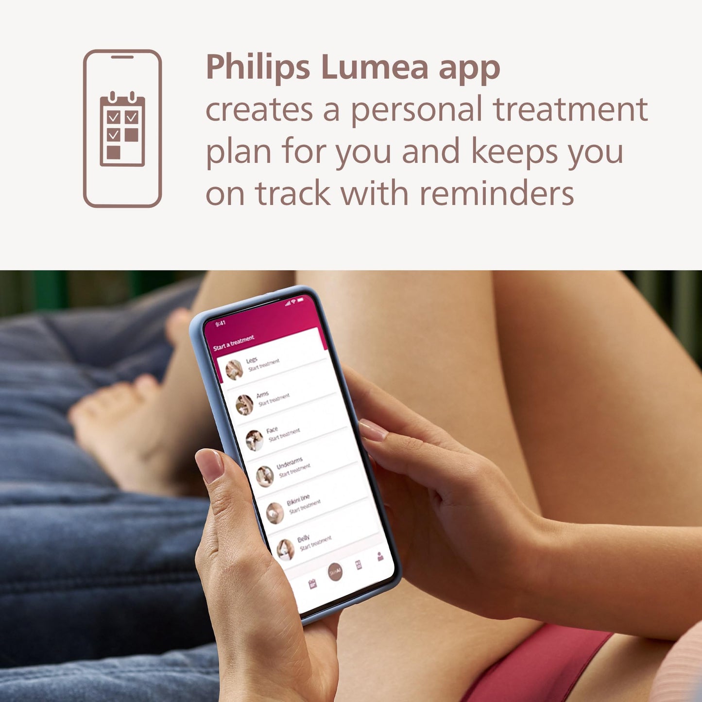 Philips Lumea 8000 IPL Hair Removal Device SenseIQ 3 Attachments BRI937