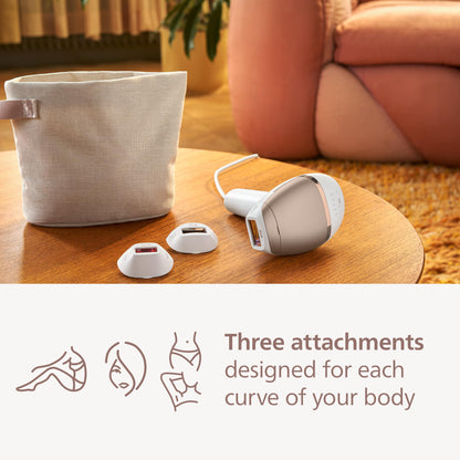 Philips Lumea 8000 IPL Hair Removal Device SenseIQ 3 Attachments BRI937