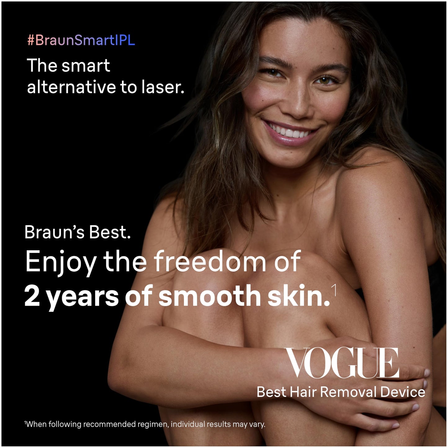 Braun Smart IPL Pro 7 Hair Removal Device with App 3 Heads Permanent IPL IPL7243