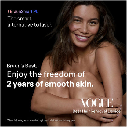 Braun Smart IPL Pro 7 Hair Removal Device with App 3 Heads Permanent IPL IPL7243